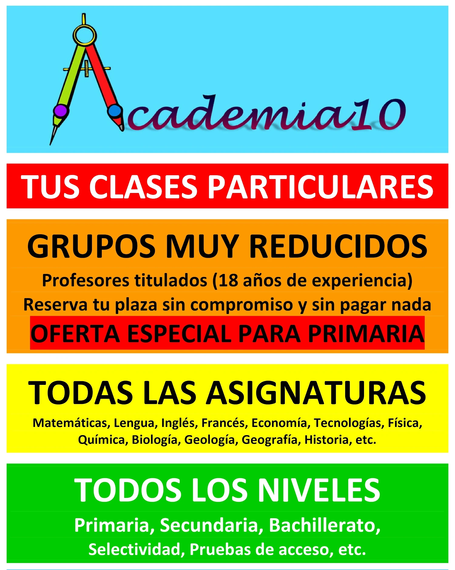 Academia 10 Tus clases particulares