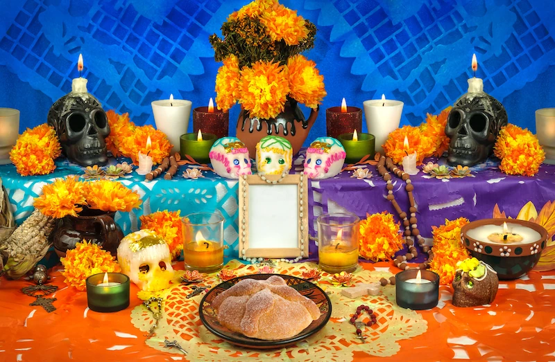altar muertos mexico