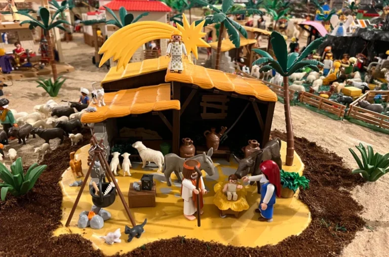belen playmobil diorama
