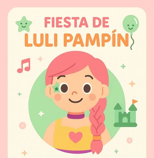cartel fiesta disfraces luli