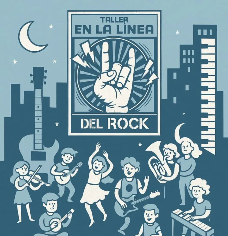 cartel la linea escuela rock