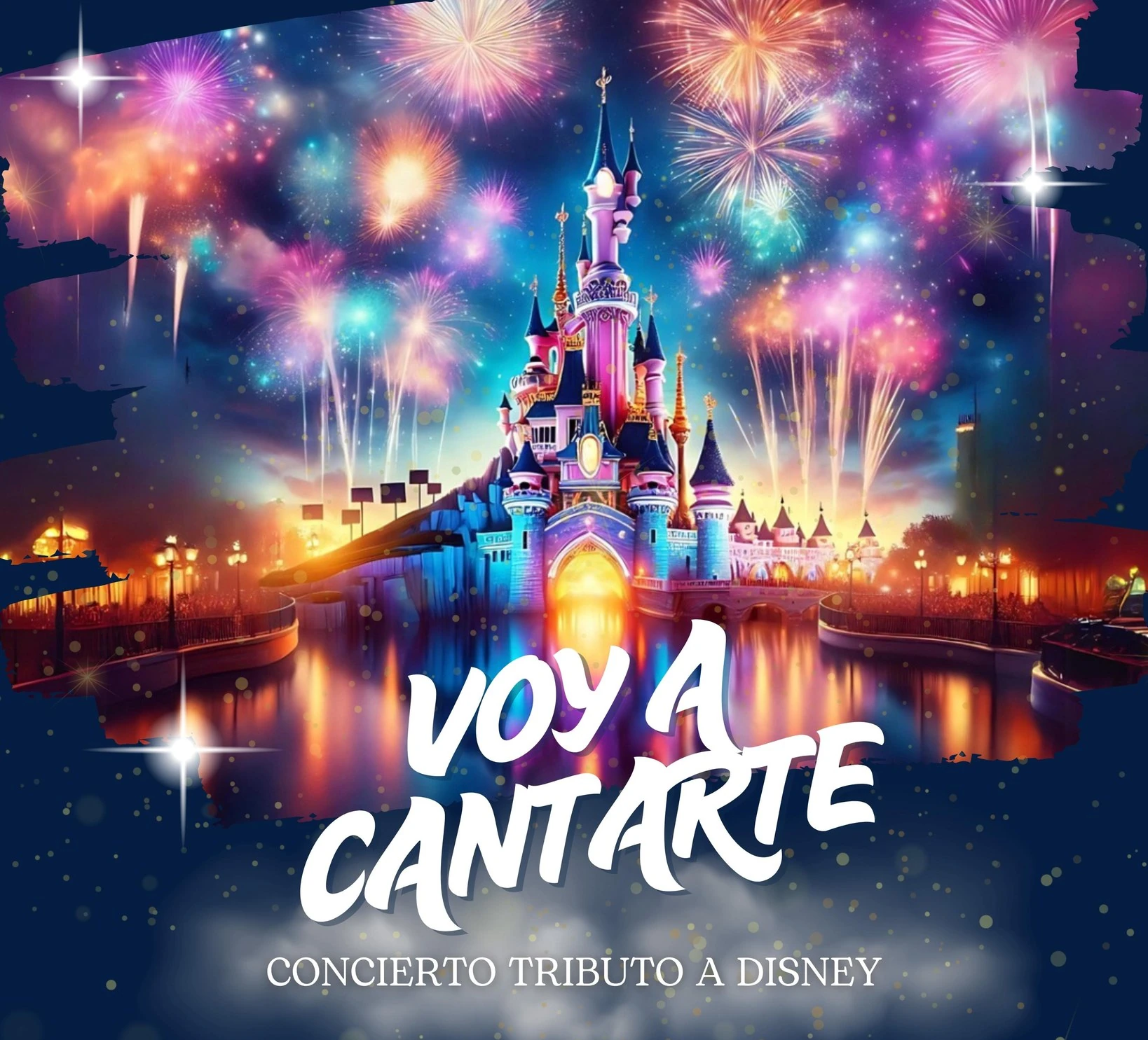 castillo disney noche