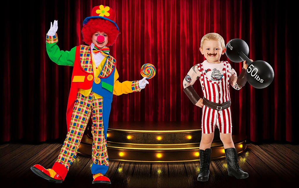 circus clown kids