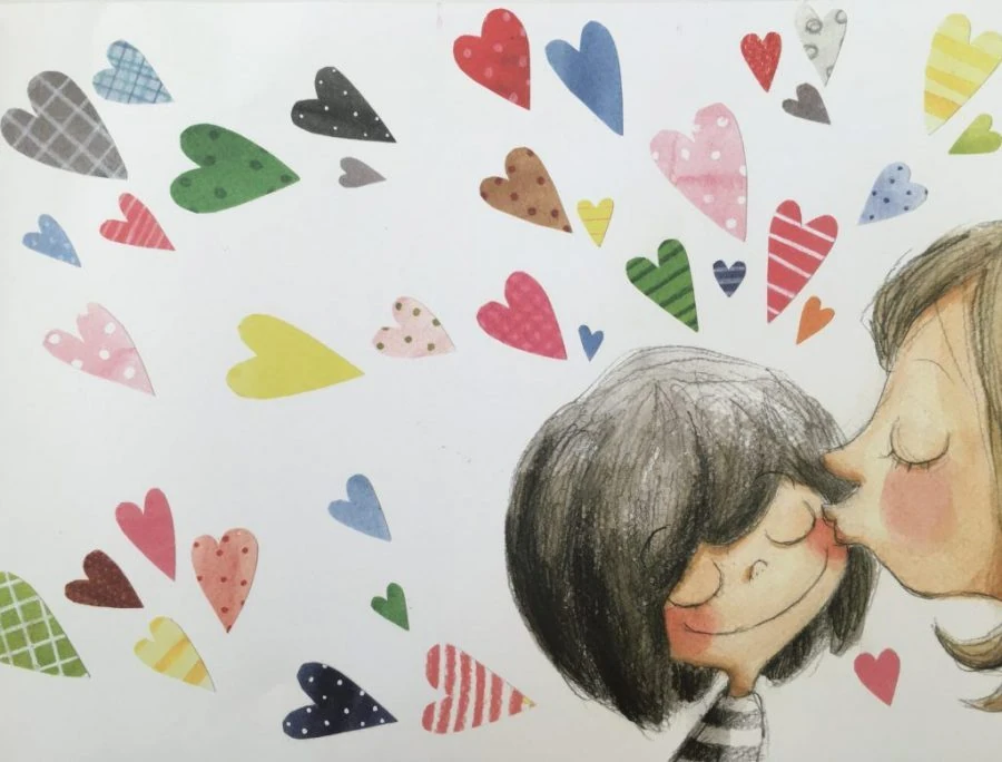 color beso cuento
