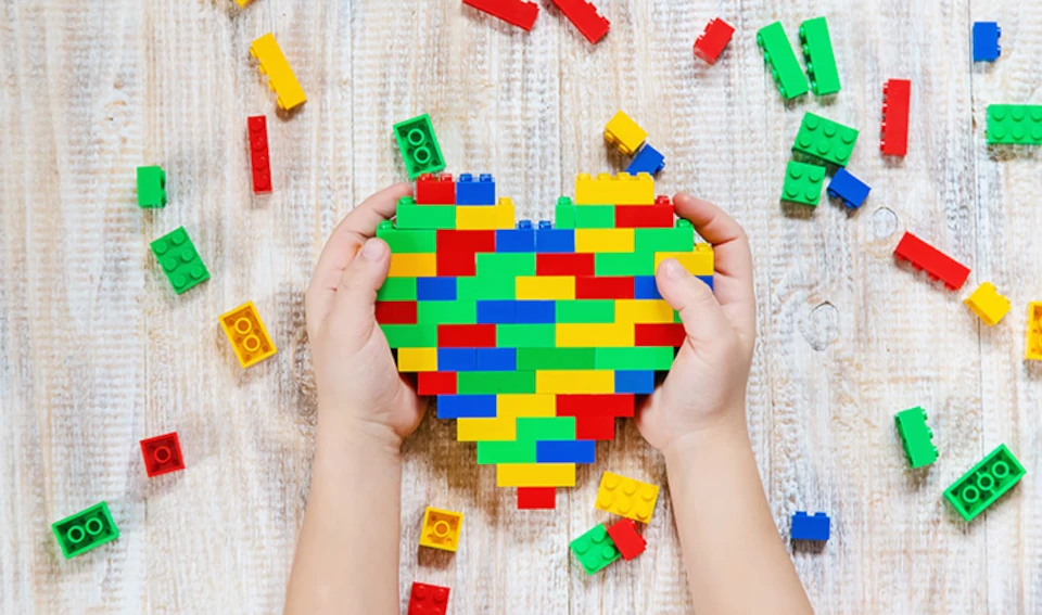 corazon lego