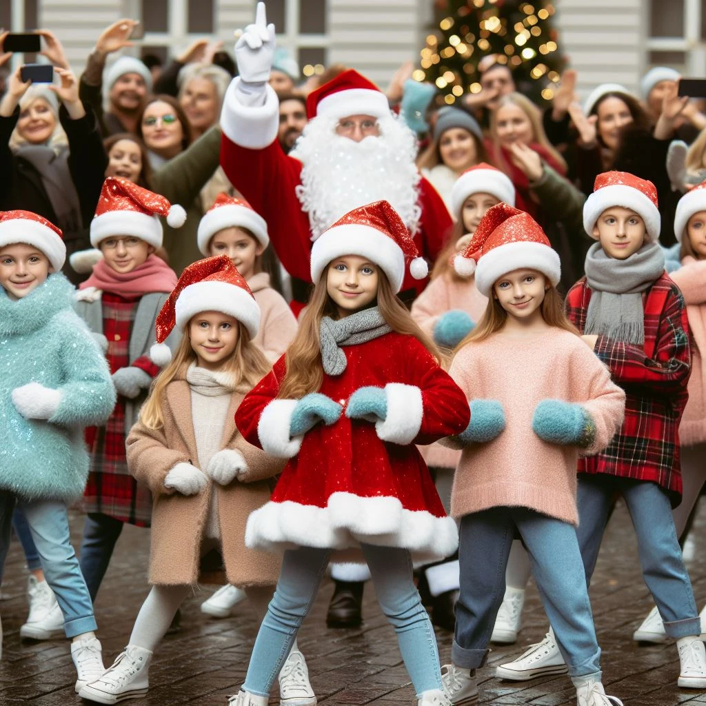 coreografia navidad papa noel ia