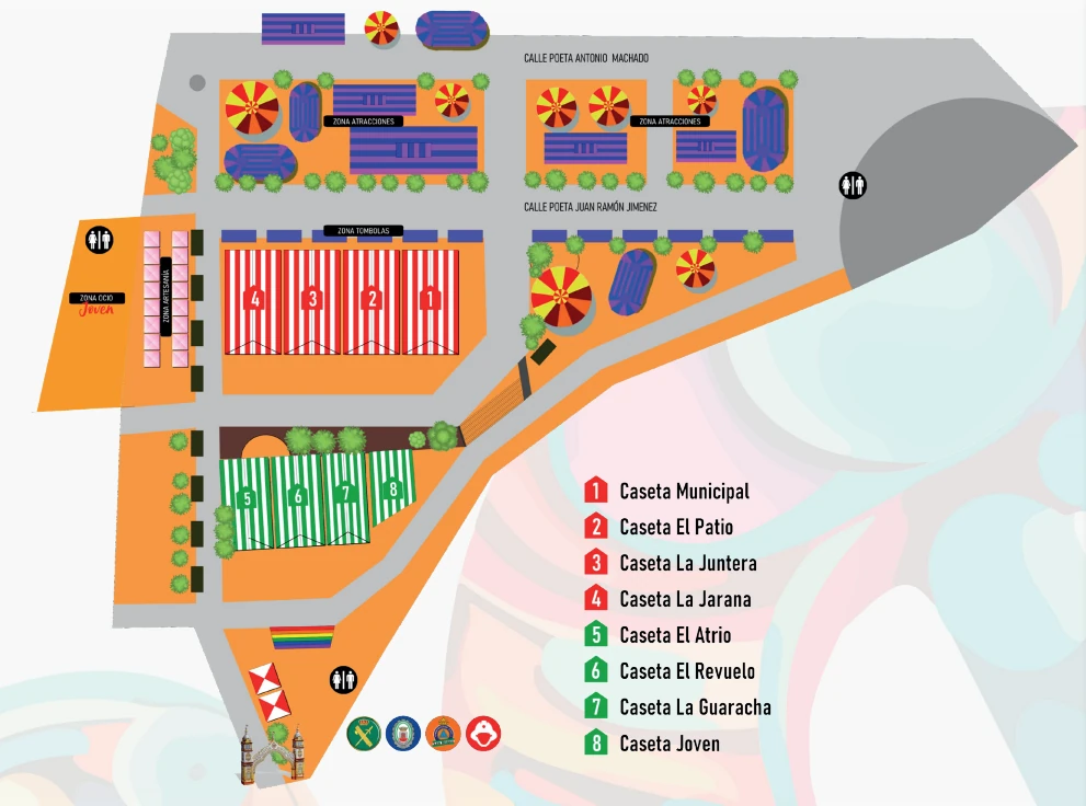 feria san roque 2023 plano recinto