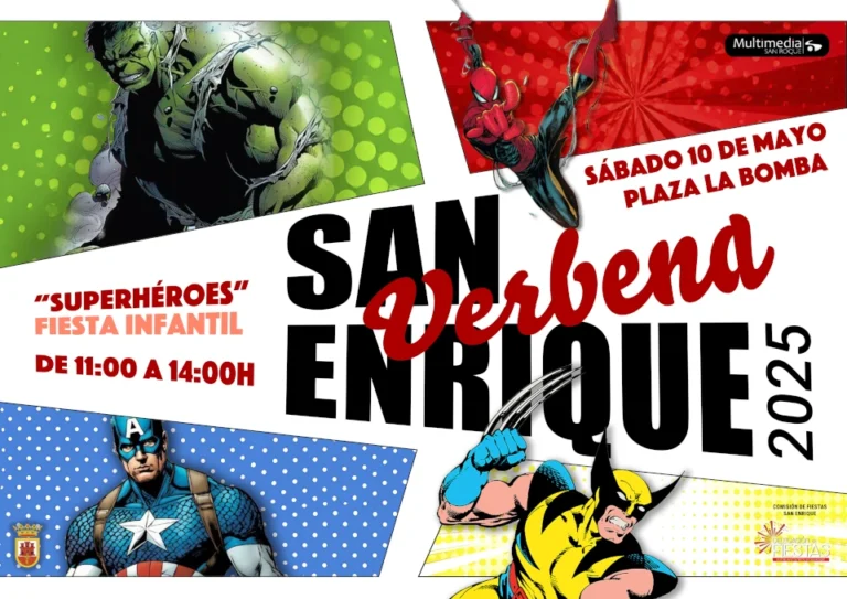 fiesta san enrique superheroes