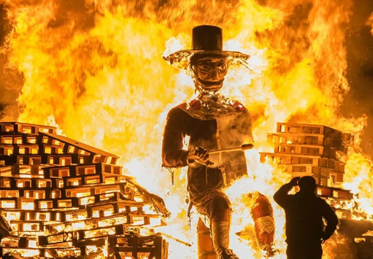 guy fawkes bonfire