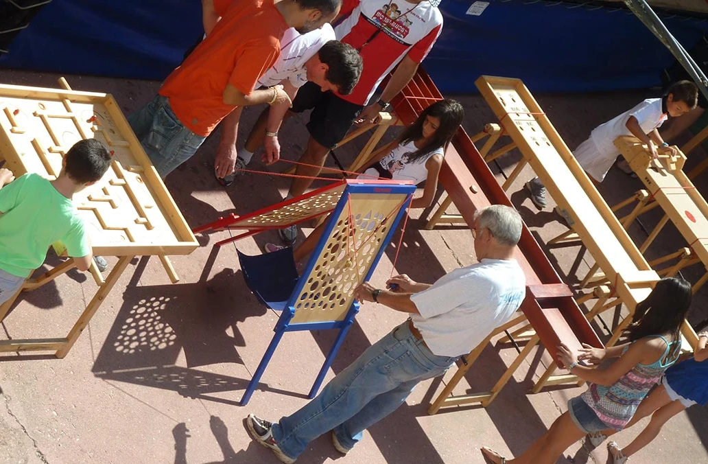 juegos madera gigantes calle