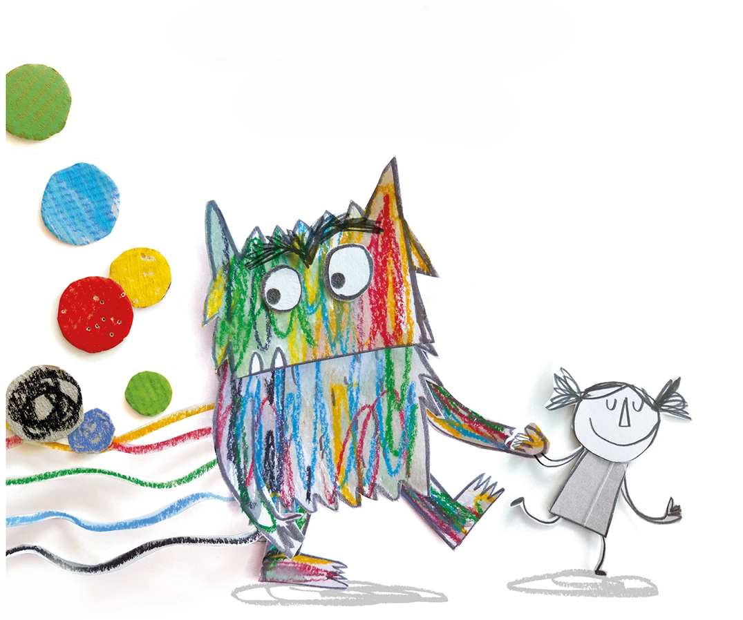 monstruo de colores cuento