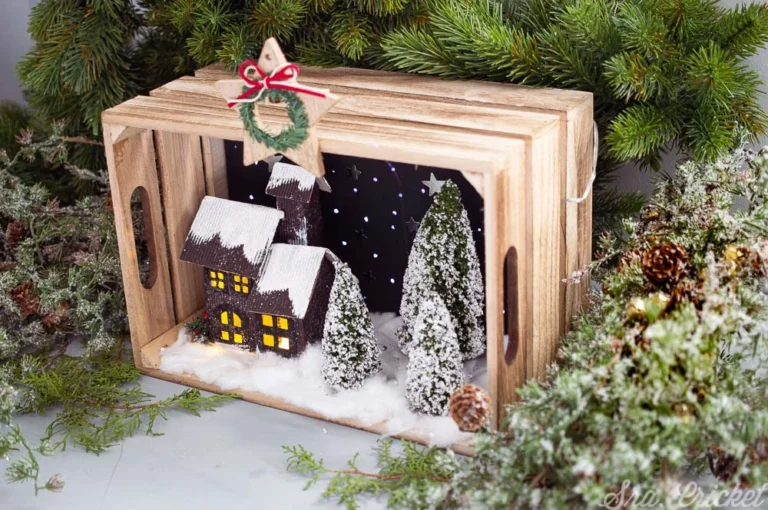 navidad diorama manualidad