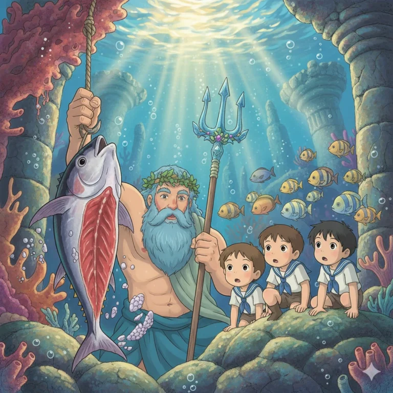 neptuno ronqueo ninos bajo el mar2