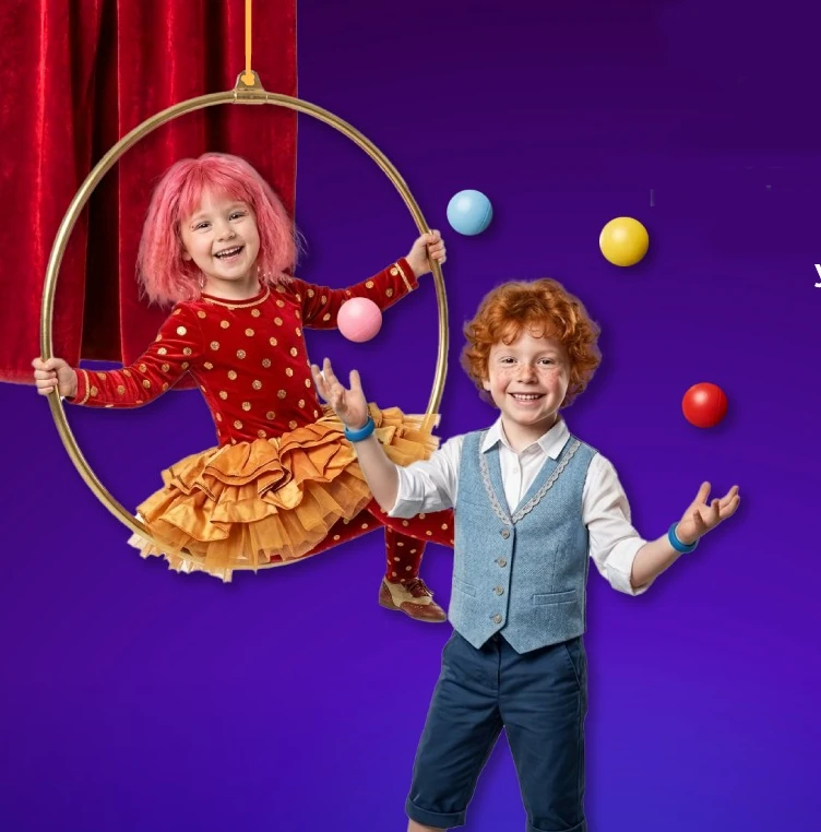 ninos circo sonrisa