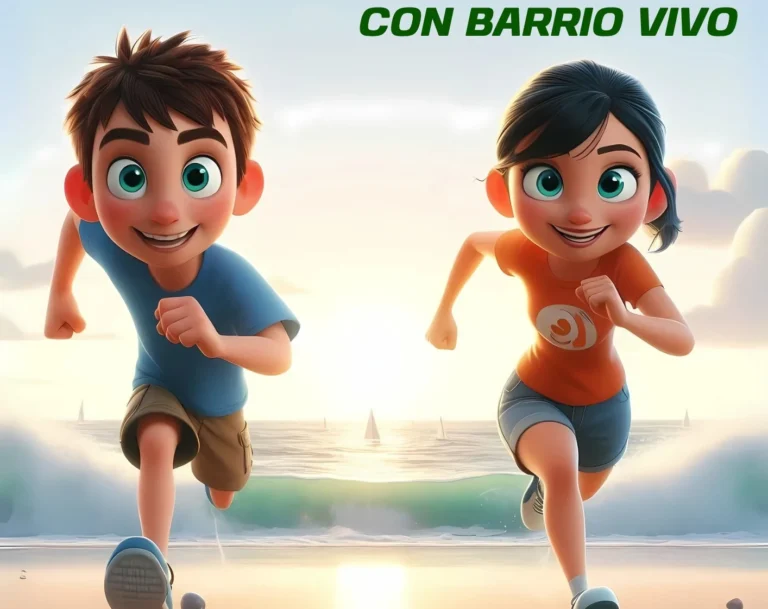 ninos corriendo
