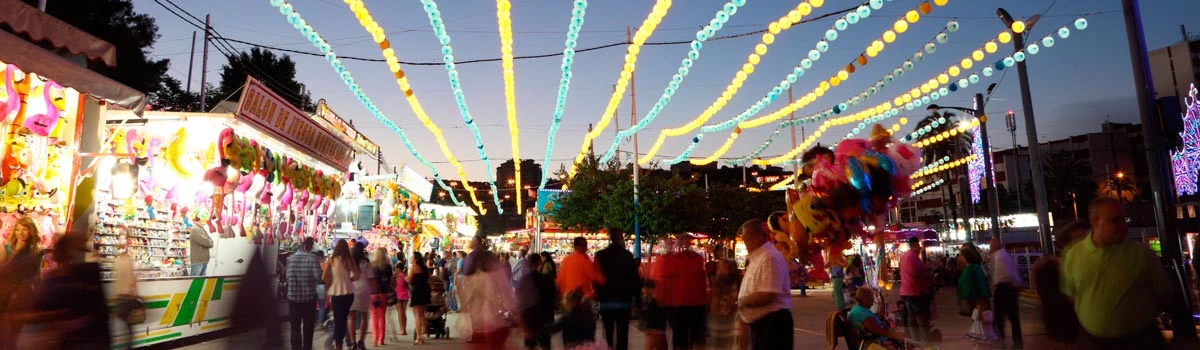 panoramica fiestas andalucia cadiz feria real algeciras panoramica fiestas andalucia cadiz feria real algeciras