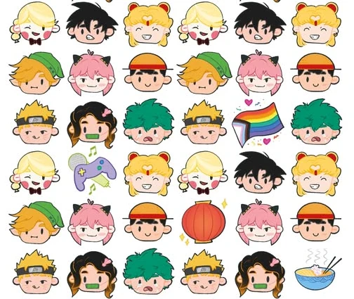 personajes manga chibi