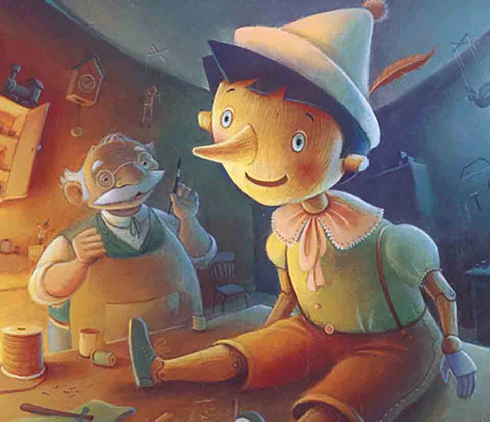 pinocho ilustracion