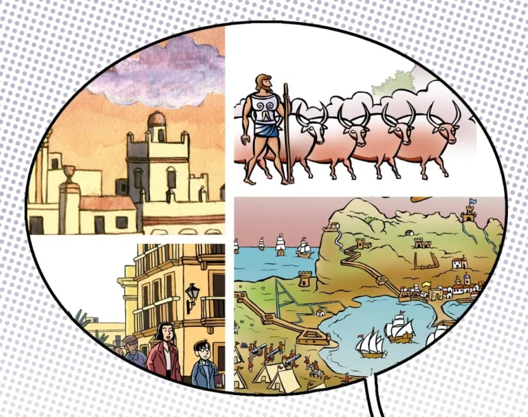 tu pueblo en comic cartel