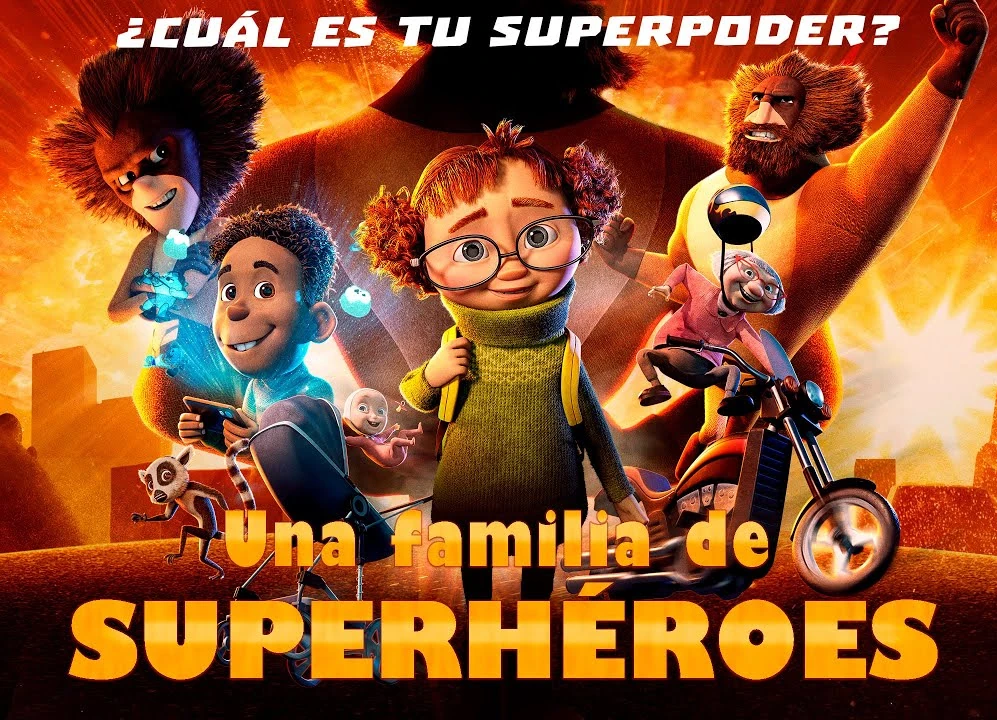 una familia superheroes