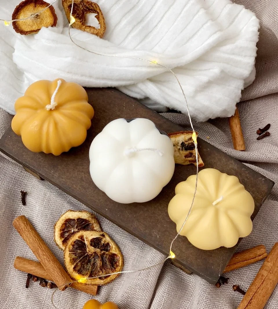 velas diy otono