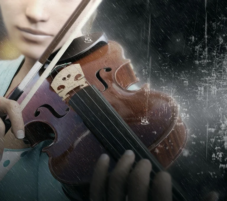 violin mujer